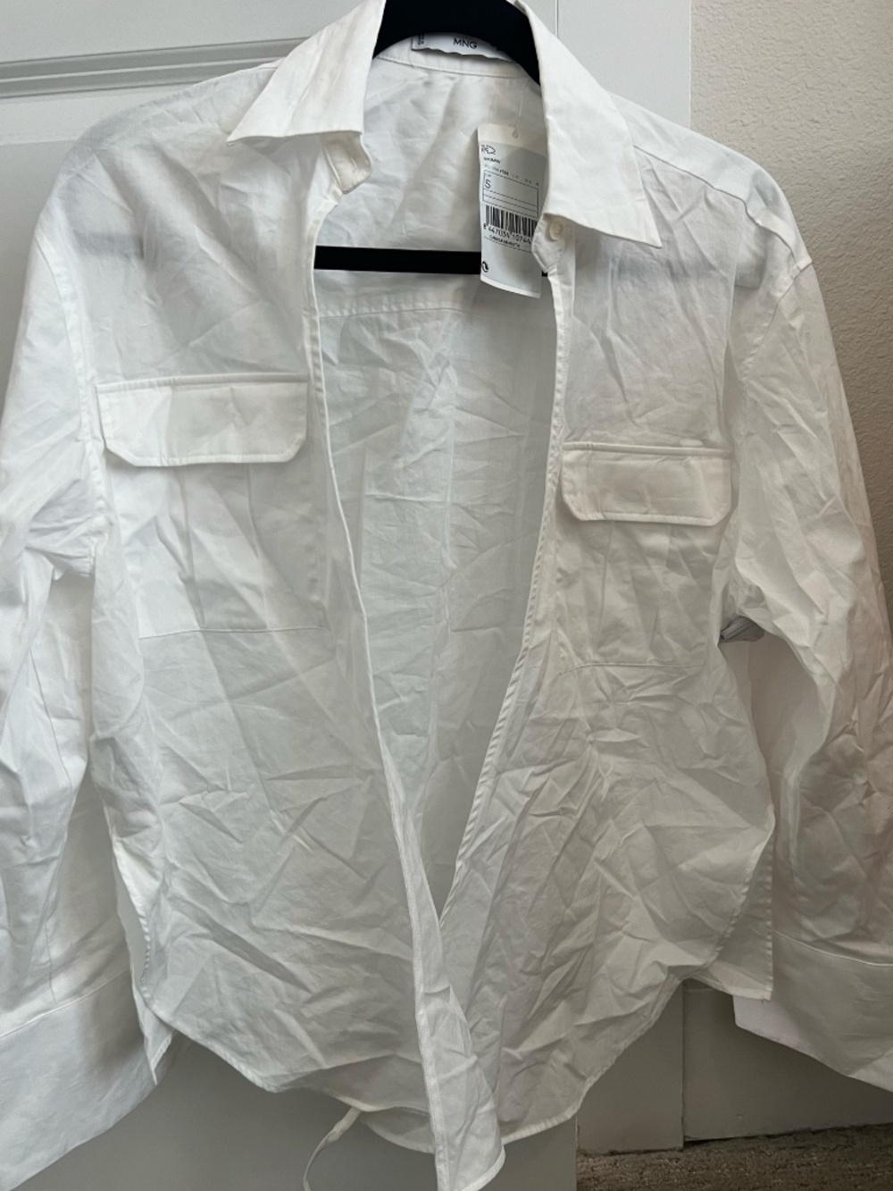 NWT Mango Cotton Cross Shirt - Picture 6 of 6